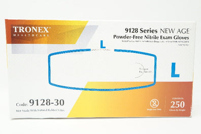 Tronex 9128-30 Powder-Free Nitrile Exam Gloves L - Box of 250